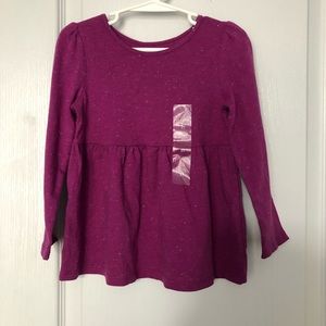 Circo Purple Shimmer Long Sleeve Tee